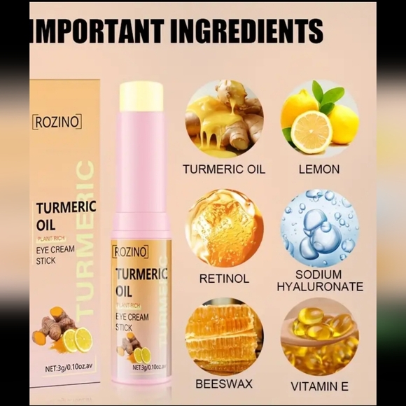 Turmeric Oil Eye Cream Stick! NIB! - Picture 7 of 8